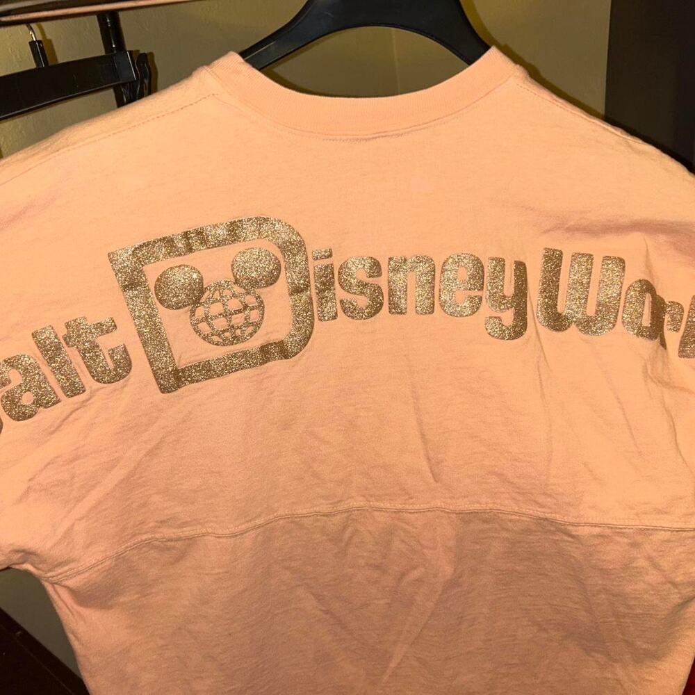 Peach Coral long sleeve tee Walt Disney World